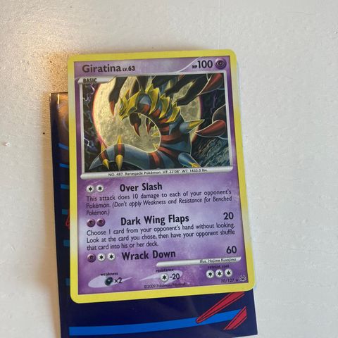 Pokemon kort. Giratina 10/127. GI BUD!!!!!!!