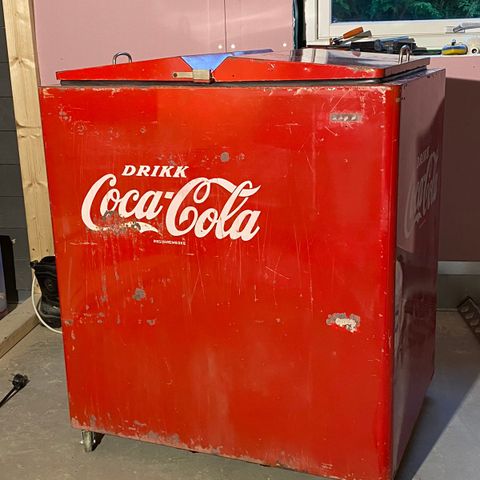 Coca Cola kjøler fra 60-70 tallet