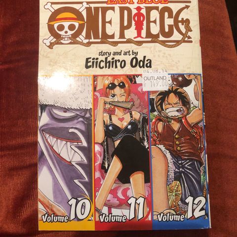 One Piece tykk bok og ca tror 570 sider