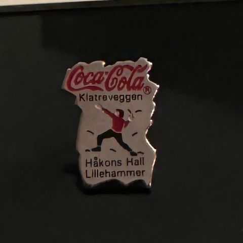 Håkons Hall Lillehammer - Coca Cola Klatreveggen. Kr 50 + porto/boblekonv