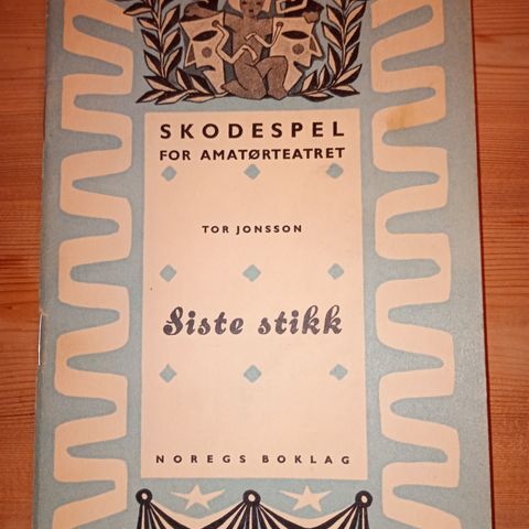 Tor Jonsson: Siste stikk (1951)