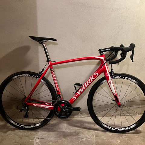 [RESERVERT] S-Works Tarmac SL4 (58) m/ carbon hjulsett og wattmåler!