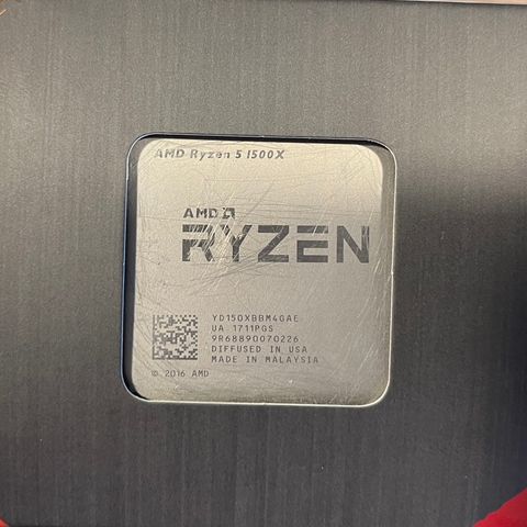 AMD Ryzen 5 1500X CPU selges