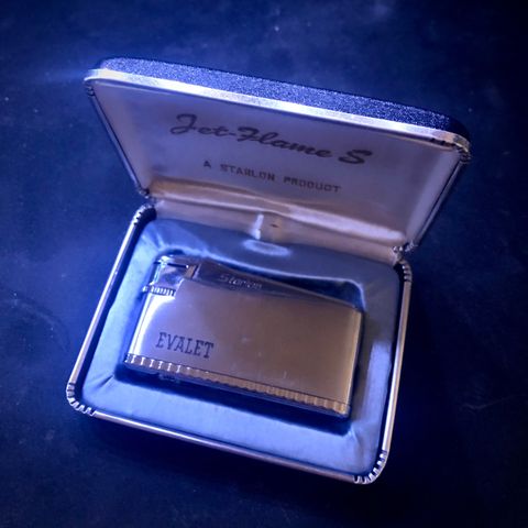 Vintage Starlon Lighter Jet Flame S - USA Pat. 3044504