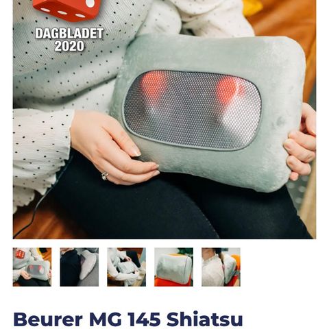 Beurer MG 145 Shiatsu Massasjepute