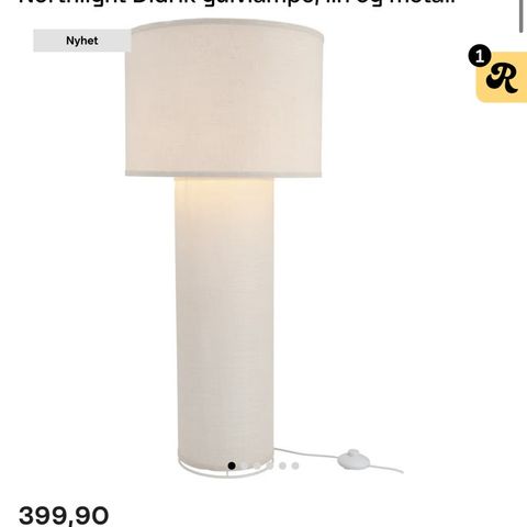 Clas ohlson lampe