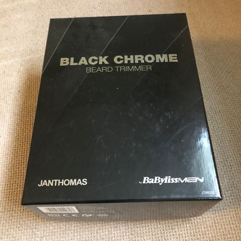 JanThomas Black Chrome Beard Trimmer