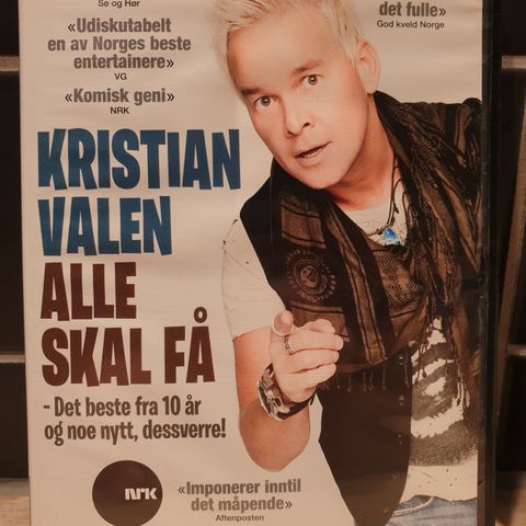 Kristian Valen  -' Alle skal få ' selges kr 100,-