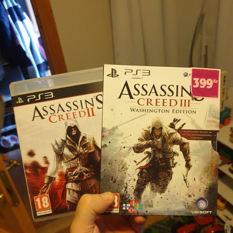 Assassins Creed 2 og 3 - PS3