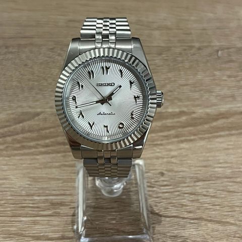 Seiko Datejust Mod Arabic Dial (white)