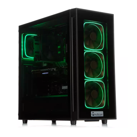 Kraftig Gaming-PC - Multicom Noox i625 RGB Gaming-PC