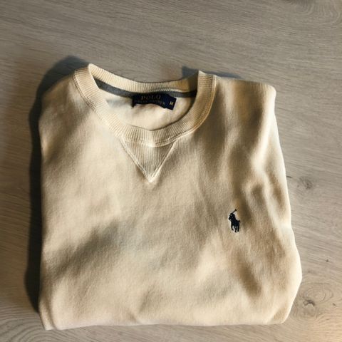 Hvit Polo Ralph Lauren genser