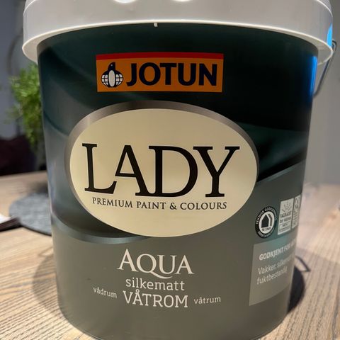 Våtromsmaling Lady Aqua