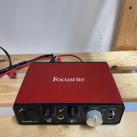 Focusrite scarlett solo lydkort (2nd gen)