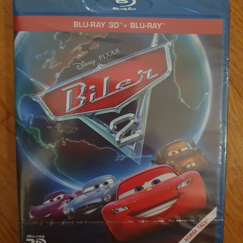 BILER 2.   3D + BLU-RAY. I PLAST