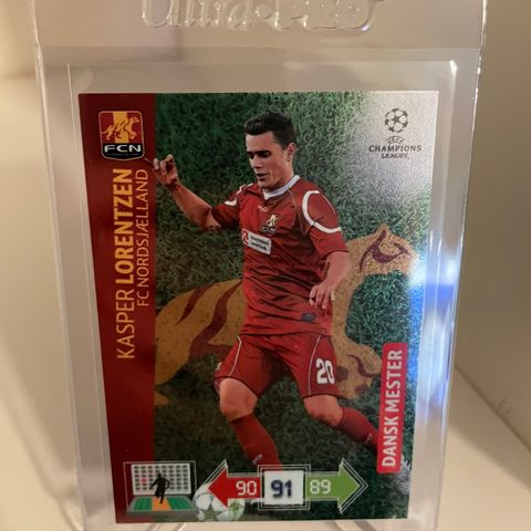 Kasper Lorentzen - Panini Champions League 2012-13 Dansk Mester fotballkort