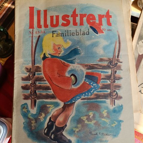 Illustrert familieblad - utgaver fra 1946+1947 (5 stykk)