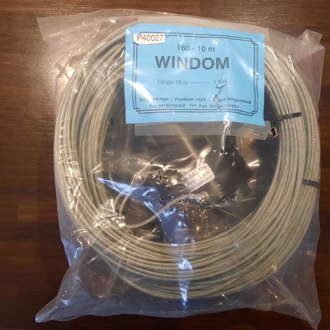 Hari Windom antenne - 78m - 1 kW