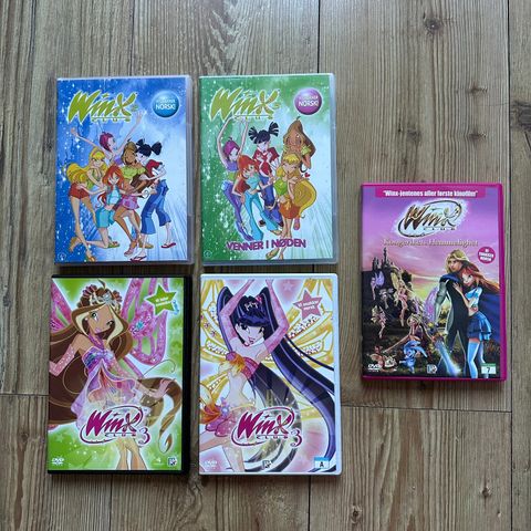 Winx Club filmer på DVD (Norsk tale)