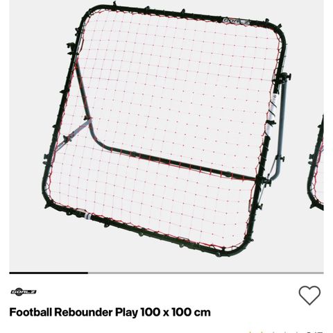 Goalz fotball rebounder. 100x100 cm