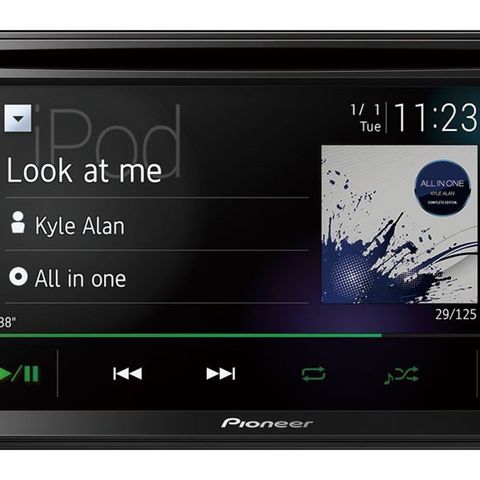 Pioneer AVH-A3200DAB 2-din med cd/dvd, Bluetooth og DAB+