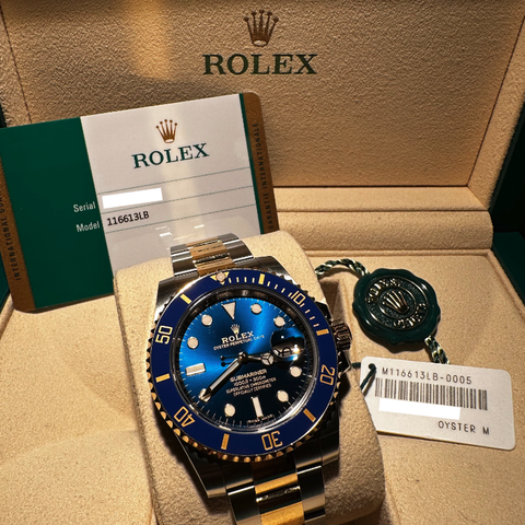 Norsk Rolex Submariner «Bluesy» -116613LB - 2019