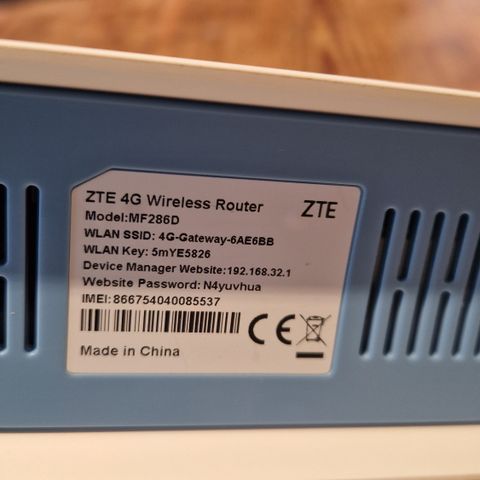 4G/5G antenne med Router