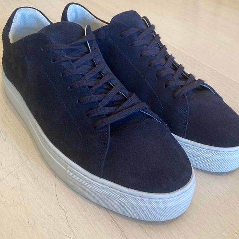 Fliteness suede sneaker navy blue