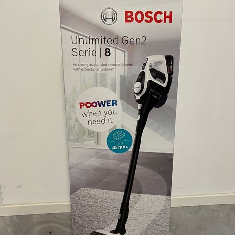 Bosch Unlimited Gen2 Serie 8, skaftstøvsuger