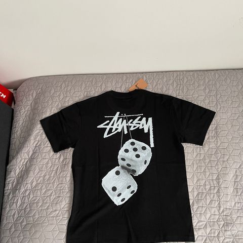 Stussy Fuzzy Dice Tee Black M