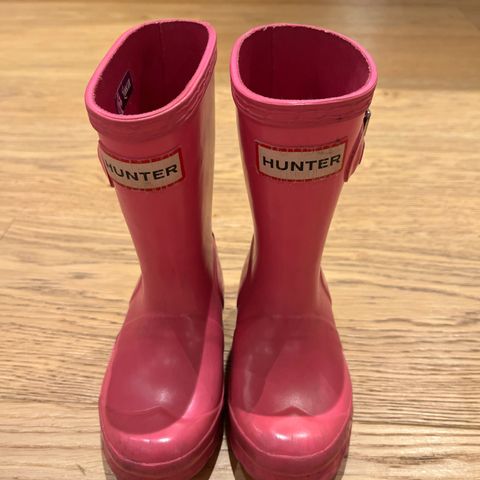 Hunter gummistøvler rosa 24