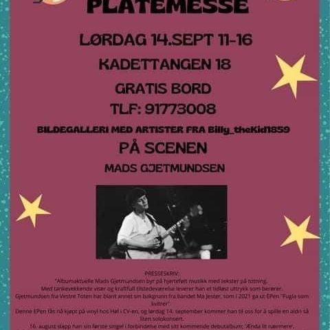 PLATEMESSE i Sandvika Lørdag 14/9 kl 11-16 !