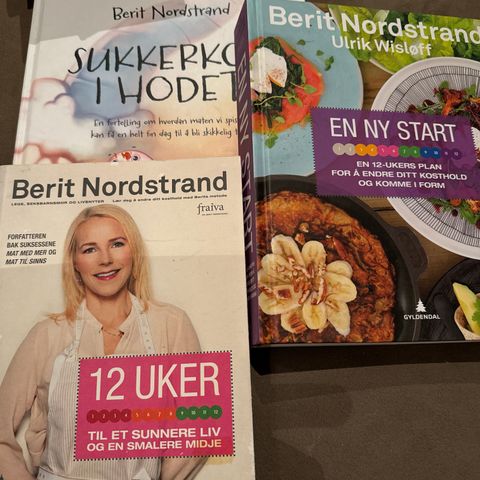 3 x Berit Nordstrand (diett-bøker)