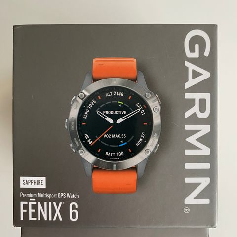 Garmin Fenix 6 Titan Sapphire