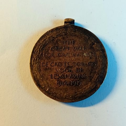 The Great War For Civilisation 1914 - 1919 Medalje