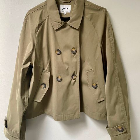 Trenchcoat kort Only