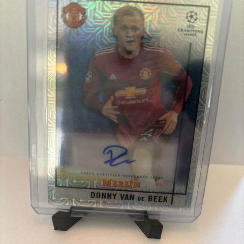 Donny Van de Beek Auto Fotballkort