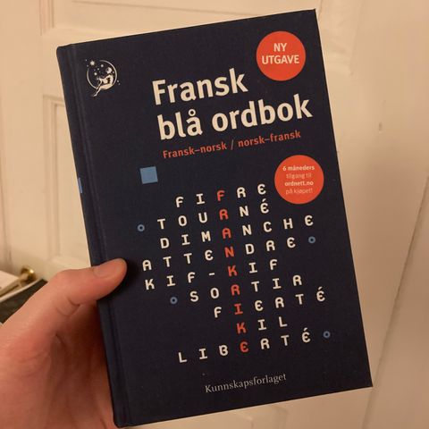 Fransk blå ordbok