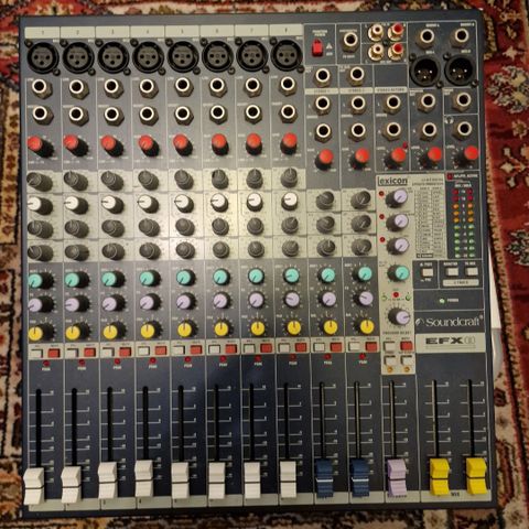 Soundcraft EFX 8 kanals mikser - Ny pris!