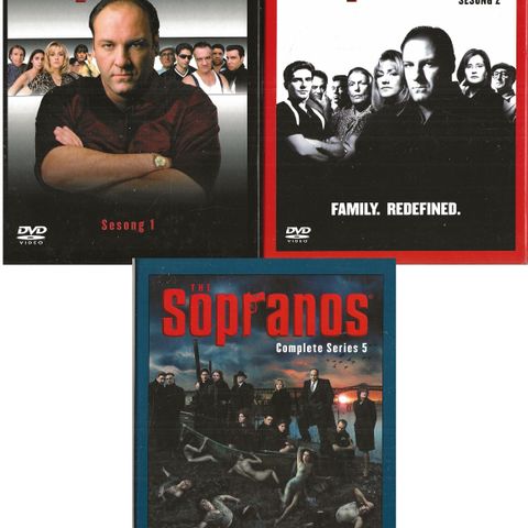 The Sopranos  DVD  komplette sesonger  1, 2 og 5