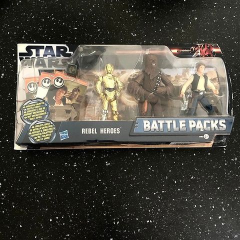 STAR WARS REBEL HEROES BATTLE PACKS (Hasbro 2012 )