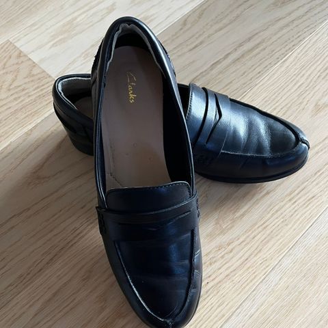 Clarks mokkasiner i str 40