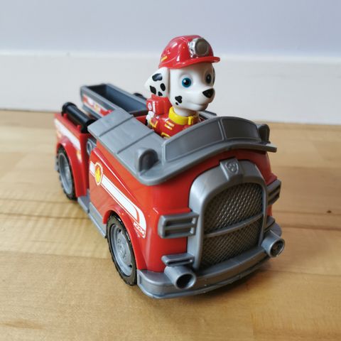 Paw Patrol Marshall brannbil og figur