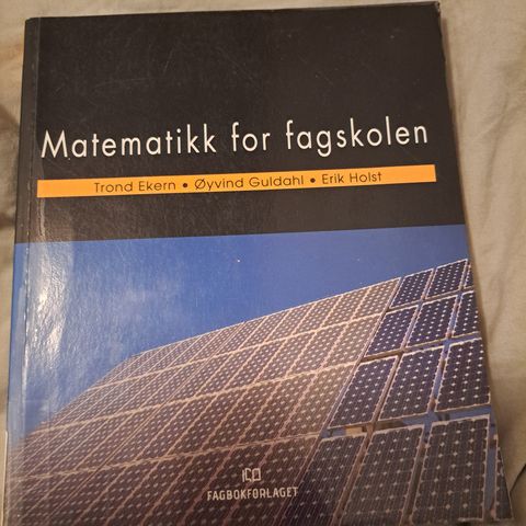 Matematikk for fagskolen