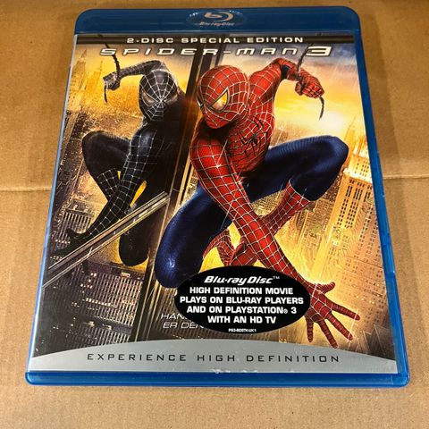 Spiderman 3 Special Edition 2-disc Blu-ray