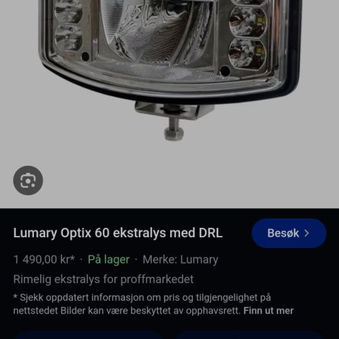 Led ekstra lys selges