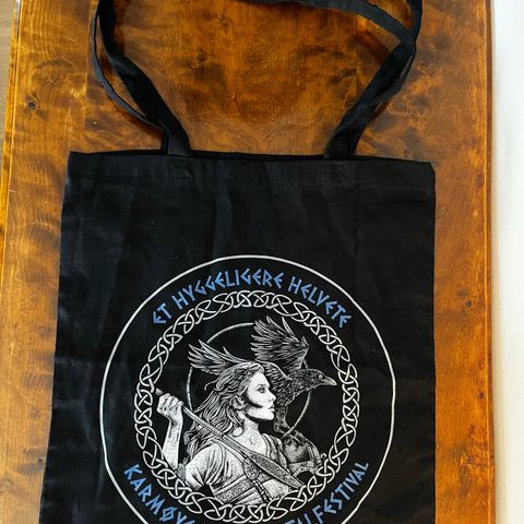 Stilig Karmøygeddon metalfestival handlenett/totebag