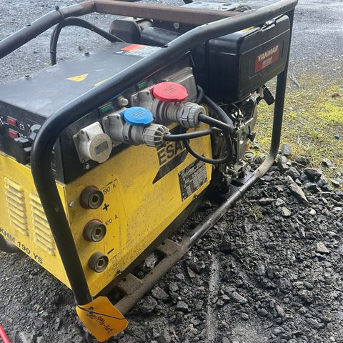 Yanmar Diesel sveise/strømaggregat 6,5kw