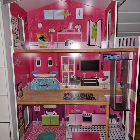 Barbie hus