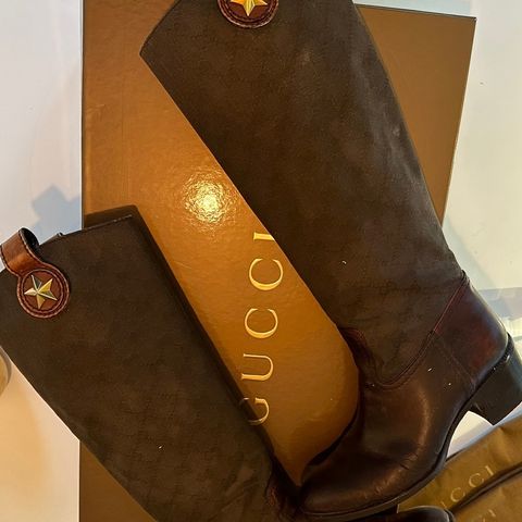 Vintage GUCCI støvletter/boots str. 36